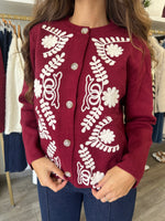 Cardigan Brodée